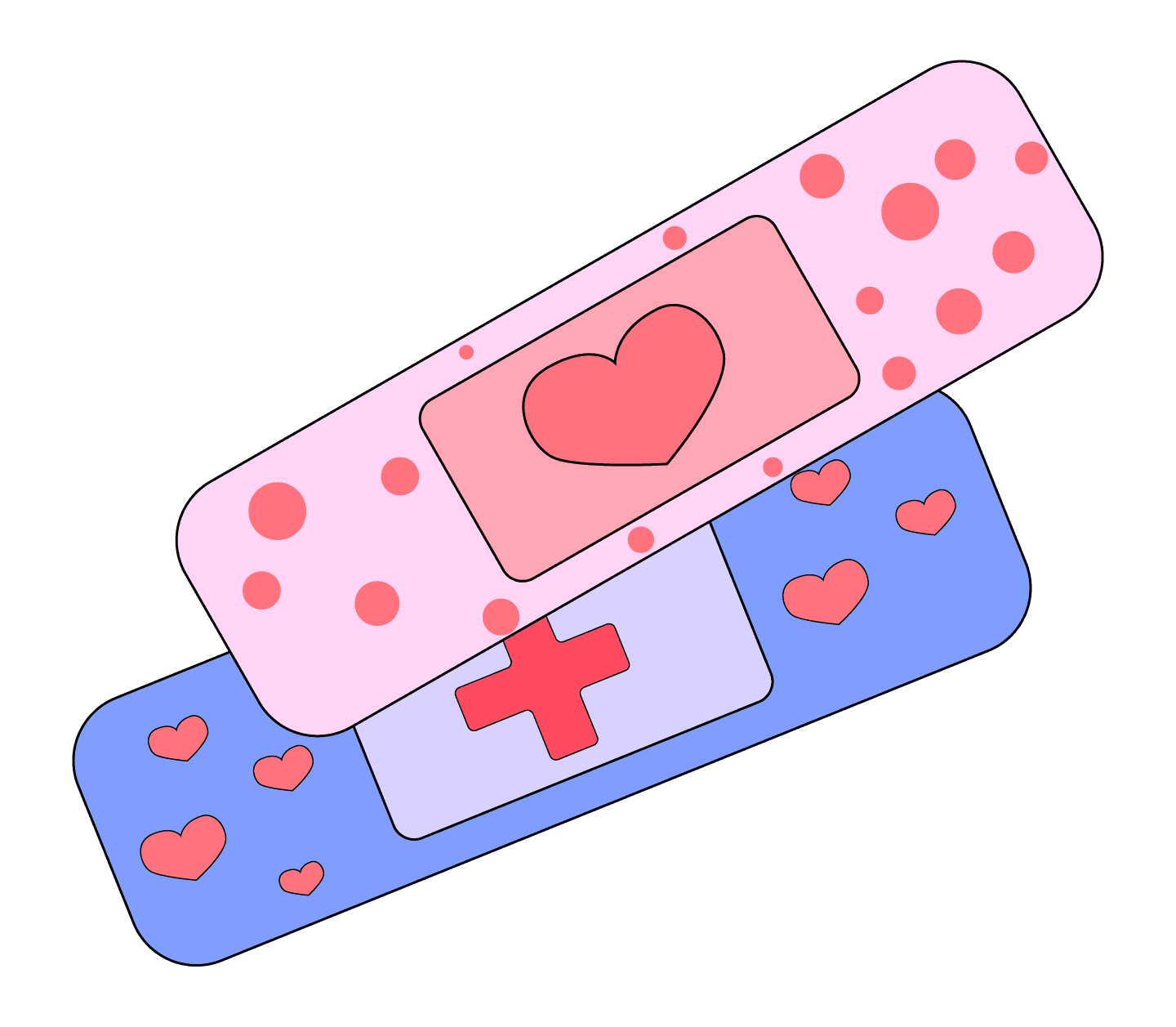 cartoon first aid kit illustration