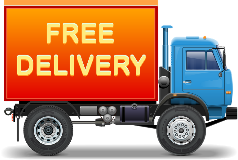 delivery truck delivery service collection box package truck umbrela