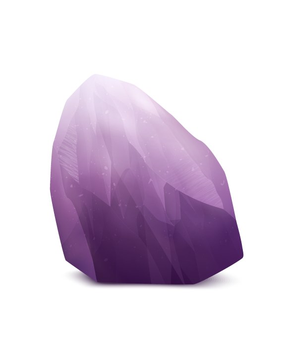 isolated realistic stone transparent icon