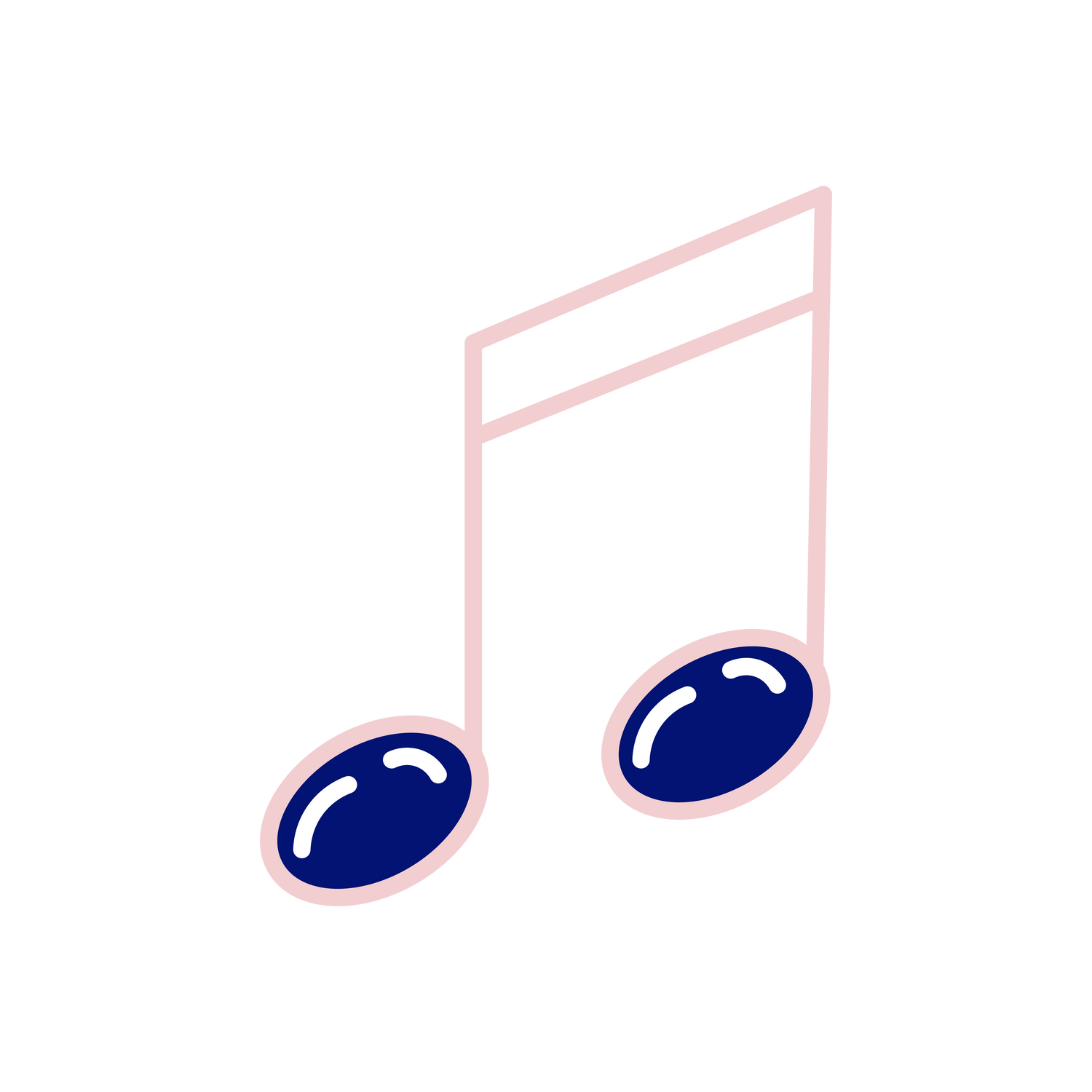 musical doodle element icon