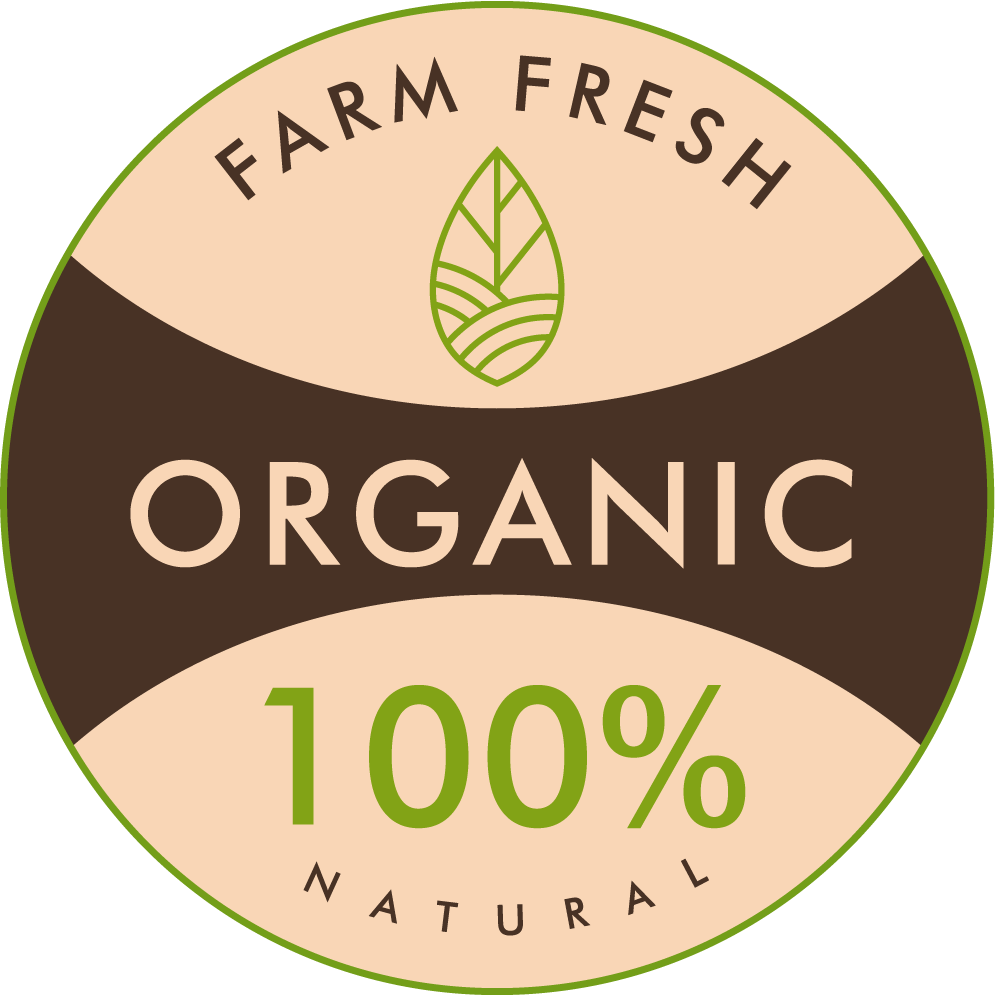 organic food label templates retro flat geometric shapes