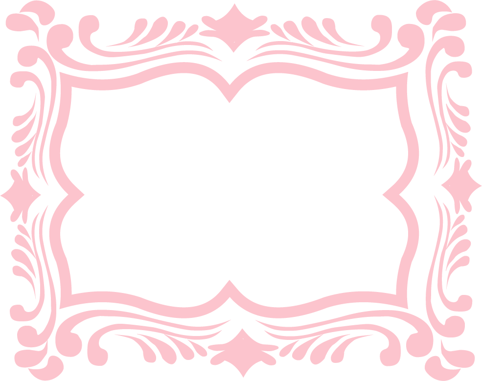 ornamental frame frame with a white background