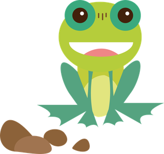 afrog-snail-turtle-frog-seahorse-icons-cute-cartoon-design-383981