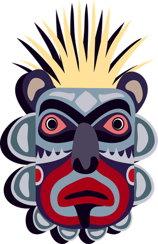 aboriginalmask-tribal-masks-icons-scary-colorful-types-isolation-225559