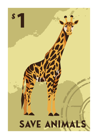 animalstamps-animals-save-stamps-collection-retro-design-wild-species-sketch-786983