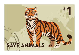 animalstamps-animals-save-stamps-collection-retro-design-wild-species-sketch-438639