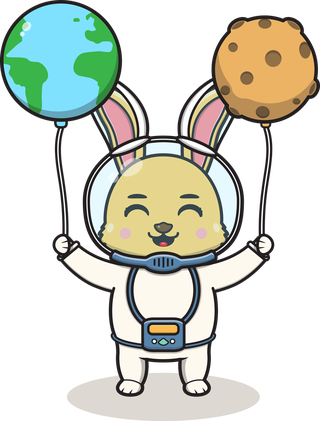 astronautrabbit-vector-illustration-of-cute-rabbit-with-an-astronaut-costume-722837