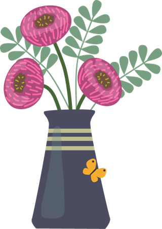 bouquetof-flowers-flowers-in-vase-flower-arrangements-illustration-157610