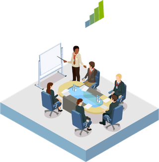 businesseducation-coaching-and-meeting-isometric-449126