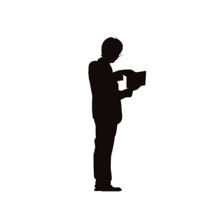 businessmanstanding-silhouette-with-difference-pose-494496