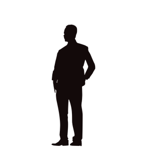 businessmanstanding-silhouette-with-difference-pose-516782