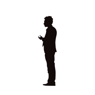 businessmanstanding-silhouette-with-difference-pose-519588