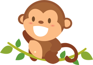 cartoonfunny-climbing-monkey-character-45544