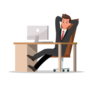 cartoonyoung-businessman-in-suit-sitting-illustration-relax-in-chair-819280