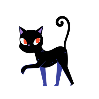cuteblack-purple-cat-with-red-eyes-835305