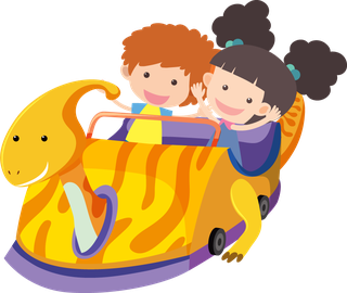 playingkids-riding-kids-children-rides-illustration-300110