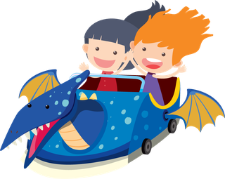 playingkids-riding-kids-children-rides-illustration-367971