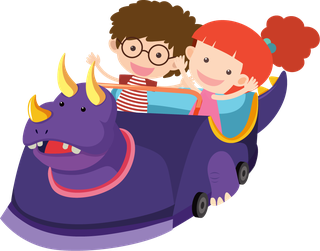 playingkids-riding-kids-children-rides-illustration-315421