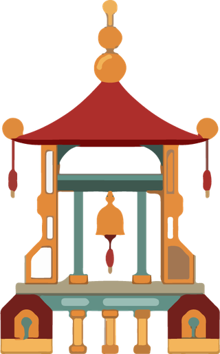 chinatraditional-buildings-cultural-japan-objects-gate-pagoda-palace-cartoon-collection-424532