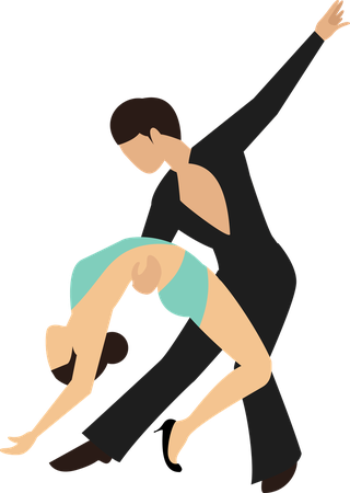 dancerdancing-styles-flat-icons-set-partner-dance-waltz-performer-tango-woman-man-478783