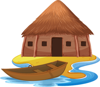 asianthatched-house-wooden-house-clipart-491044