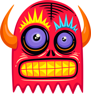 doodlecute-monster-sticker-icons-hand-drawn-coloring-427111