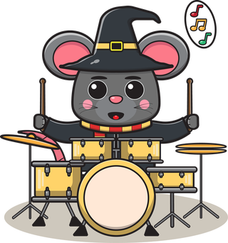 drummingmouse-illustration-of-cute-mouse-with-halloween-costume-playing-drum-239775