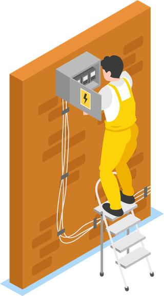 electricianisometric-infographic-with-equipment-housework-symbols-illustration-44223