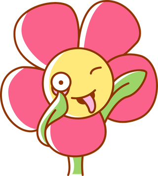 emoticonflower-sticker-element-289276