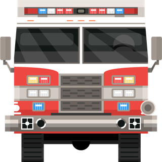 firetruck-firefighter-isolated-colored-icon-set-165129