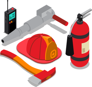 isometricfireman-firefighting-illustration-932265
