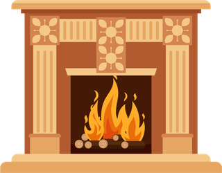 firein-fireplace-flat-illustration-774131