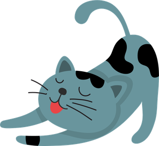 flatcute-smiling-cat-cartoon-cat-cat-character-429020