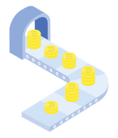 flatdesign-illustration-of-stacked-coins-on-a-conveyor-belt-326711
