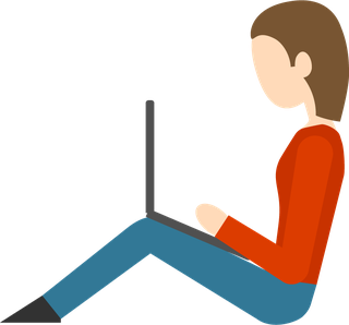 flatpeople-working-with-computer-icon-366698