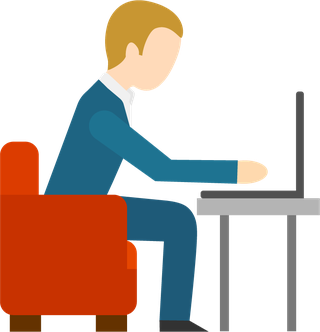 flatpeople-working-with-computer-icon-369430