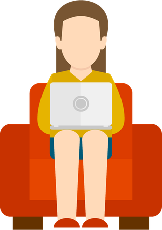 flatpeople-working-with-computer-icon-372427