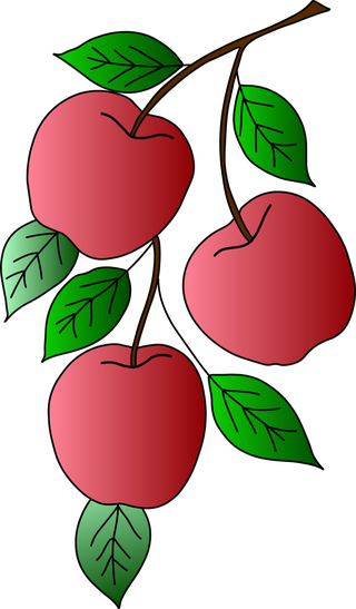 flowerfolk-art-rosemaling-apple-branch-red-apple-945795