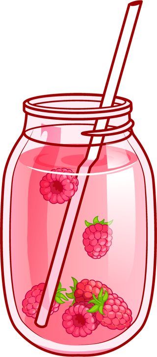 fruitjuice-with-glass-bottles-vector-852998