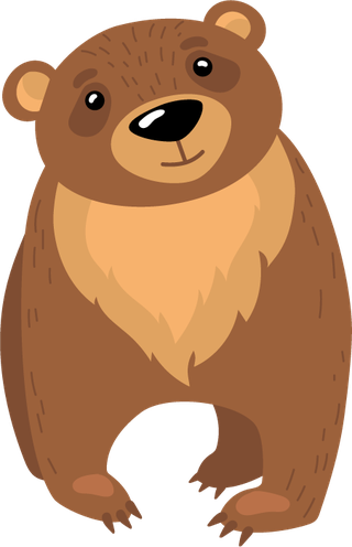 funnygrizzly-cartoon-bears-illustration-105615