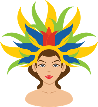 girlin-fur-hat-set-of-brazilian-samba-dancer-on-transparent-background-623264