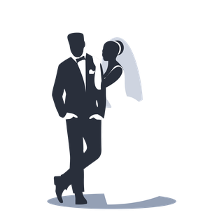 graywedding-couples-silhouettes-26673