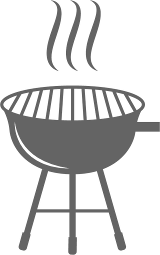 isolatedbarbecue-element-bbq-gray-barbecue-icon-513878