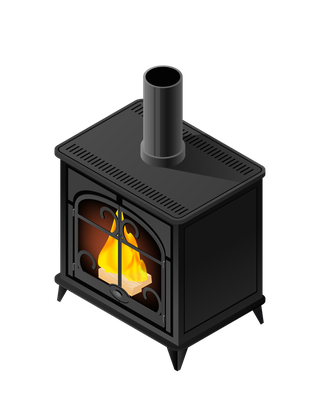isometricdifference-type-of-fireplace-illustration-275770