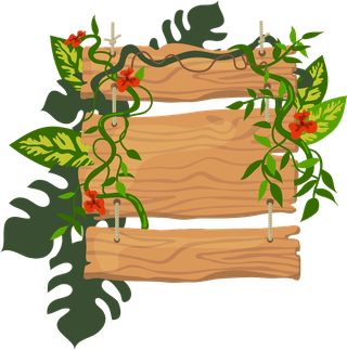junglewooden-boards-with-leaves-and-vines-688528