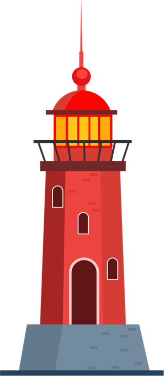 lighthousetowers-guiding-light-houses-buildings-searchlight-towers-illustration-489860
