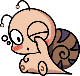 lovelylittle-snail-shaped-cute-action-vector-124197