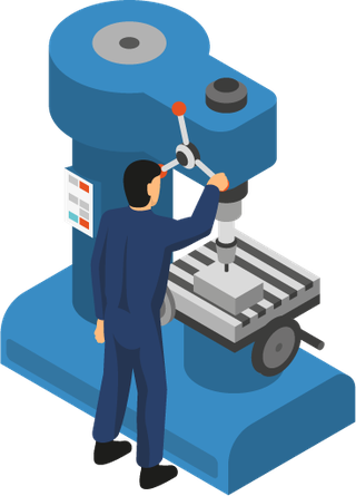 machinetools-with-workers-isometric-856052