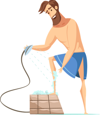 malehygiene-set-cartoon-retro-style-with-bearded-person-various-cleaning-activities-815745