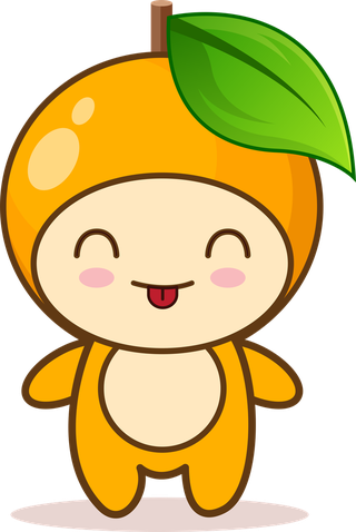orangecute-expression-set-collection-orange-mascot-character-170409